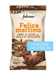FALCONE BISKOTTO PZ.44 CUORE GOCCE CIOCC.